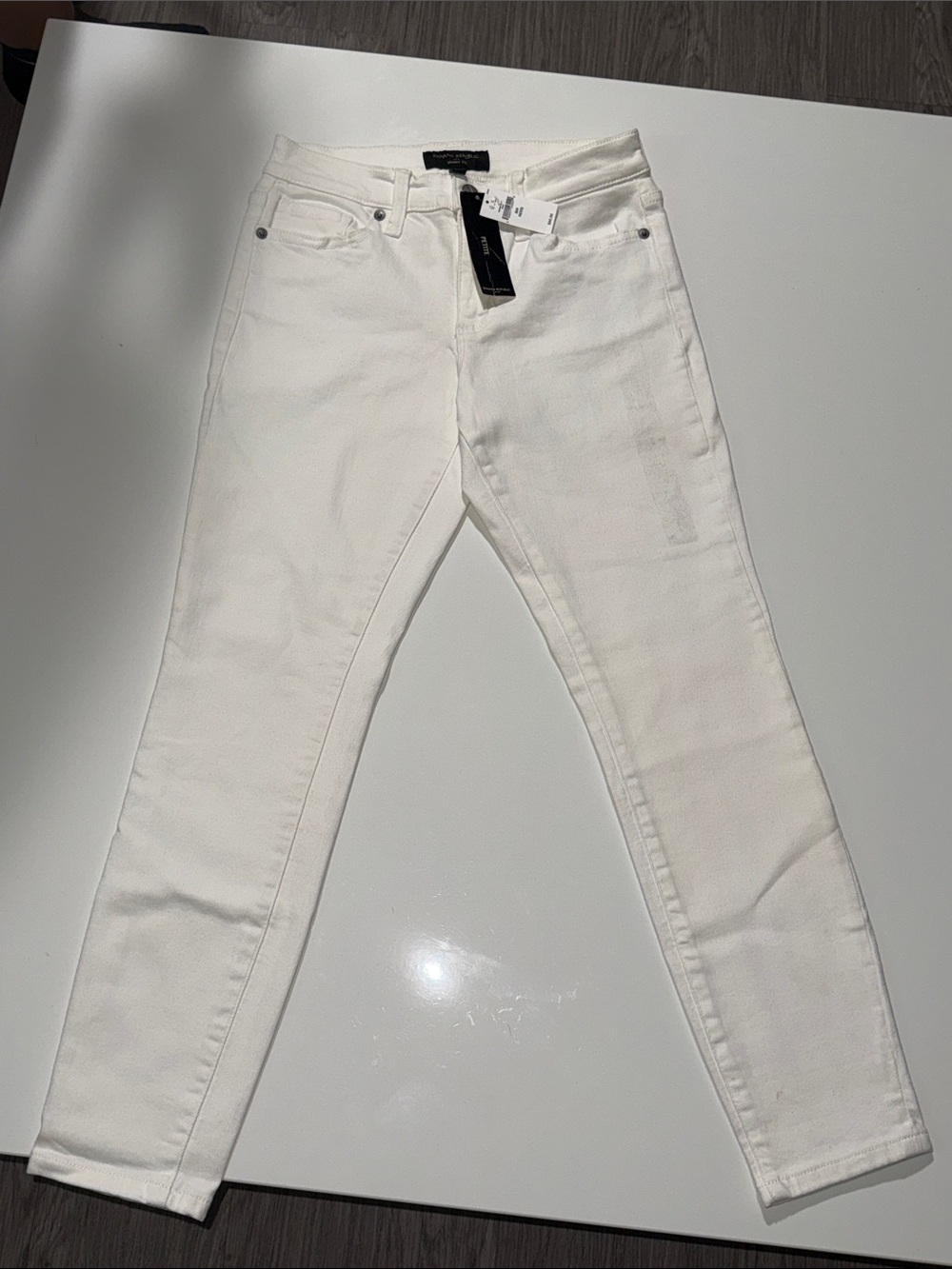 Banana Republic White Skinny Jeans for Women